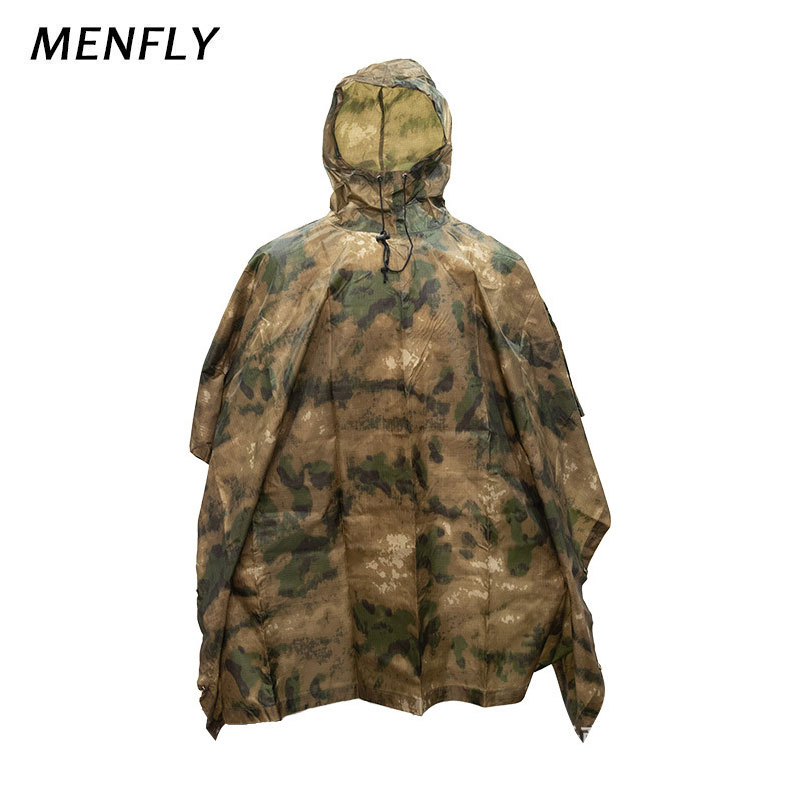 Emergency Poncho Rain - MENFLY-Veste de Pluie Imperméable pour Homme