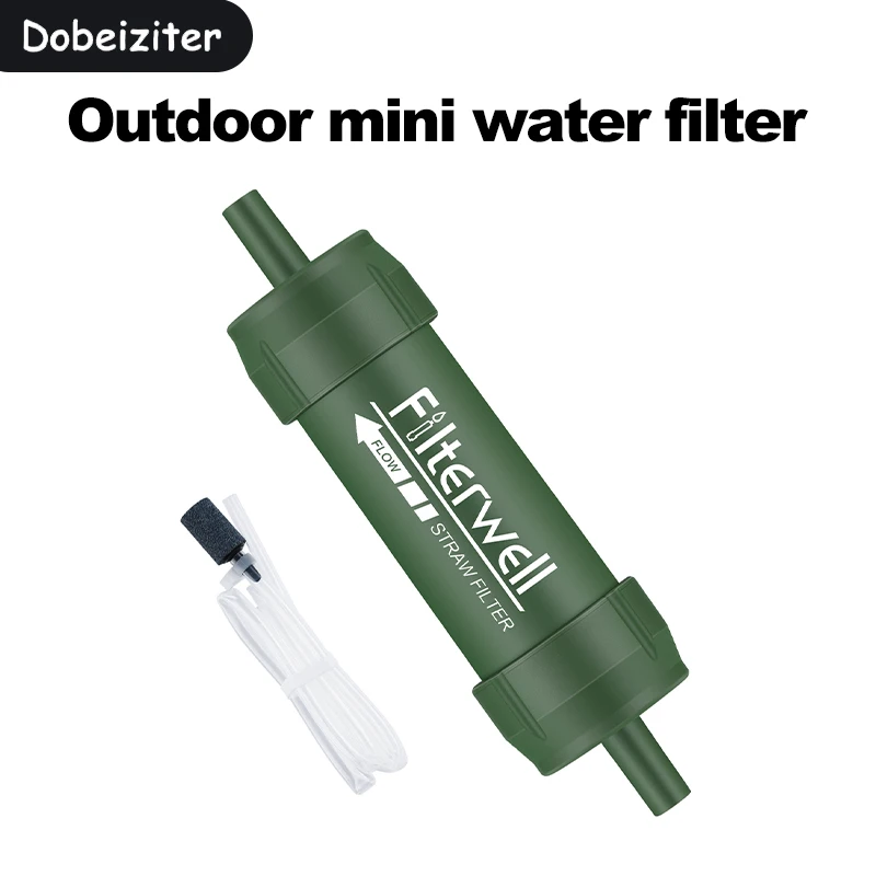 Water Purification Straw - Mini filtre à eau en paille,