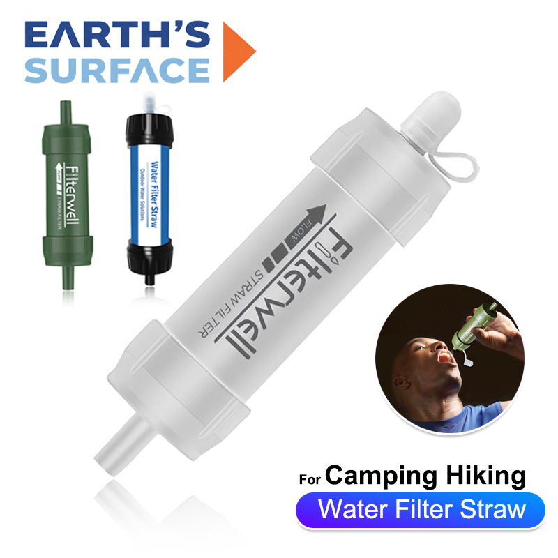 Water Purification Straw - Paille filtrante à eau miniature d'extérieur,