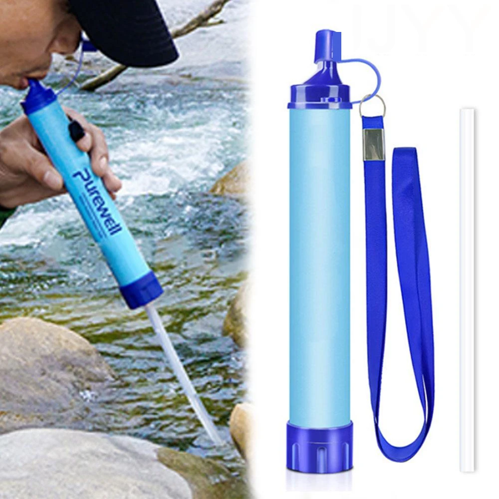 Water Purification Straw - Mini filtre à eau en plein