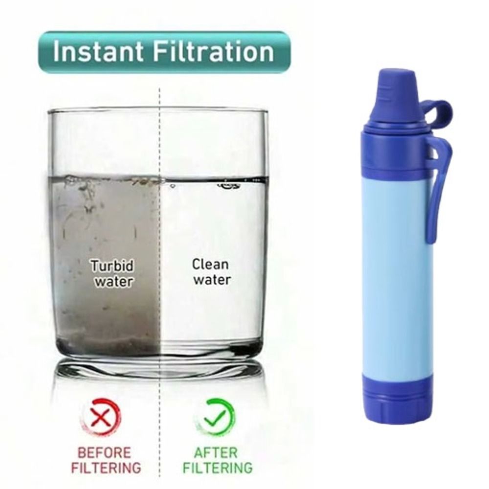 Water Purification Straw - Mini Paille Filtrante Purificatrice d'Eau pour