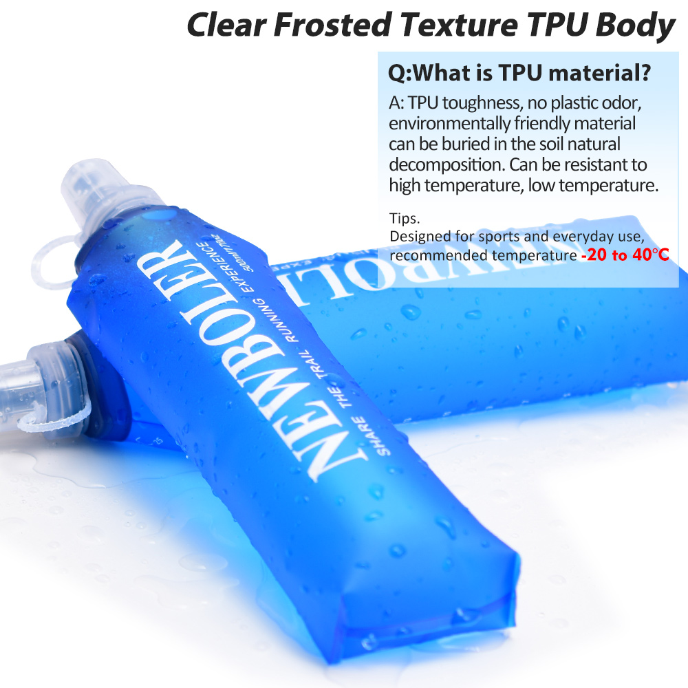 Bouteille d'Eau Souple Pliable - Water Bag Collapsible avis et prix