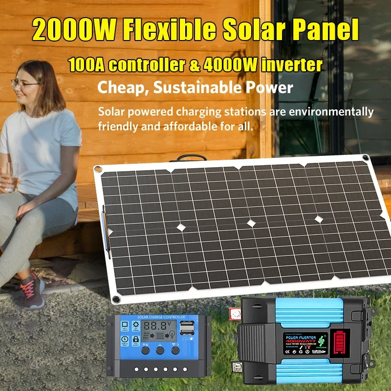 Kit de panneaux solaires 4000  - Solar Emergency Charger avis et prix