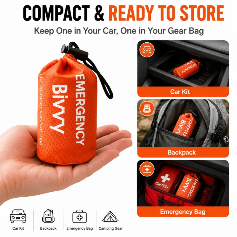 Sac de couchage d'urgence, sac - Bivy Bag Emergency avis et prix