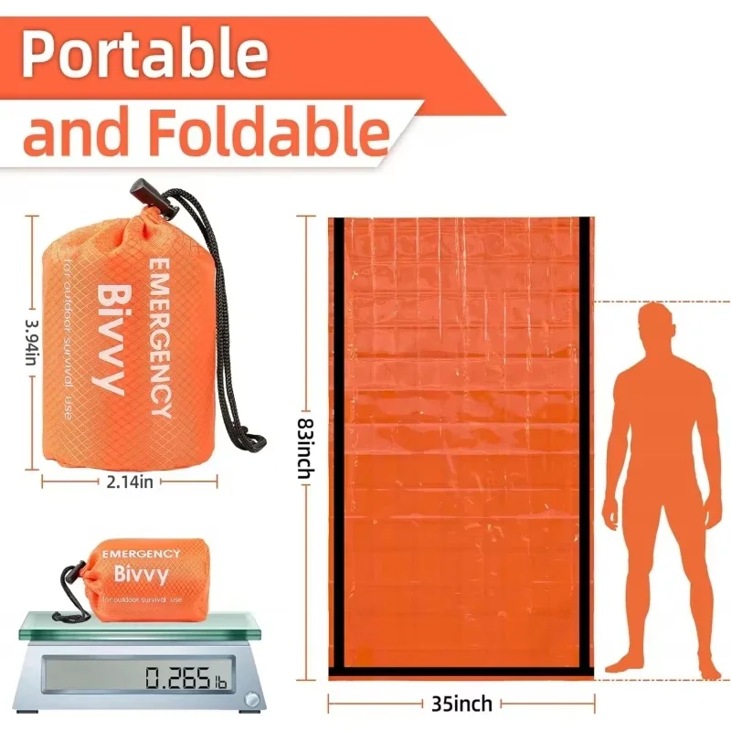 Sac de couchage d'urgence, sac - Bivy Bag Emergency avis et prix