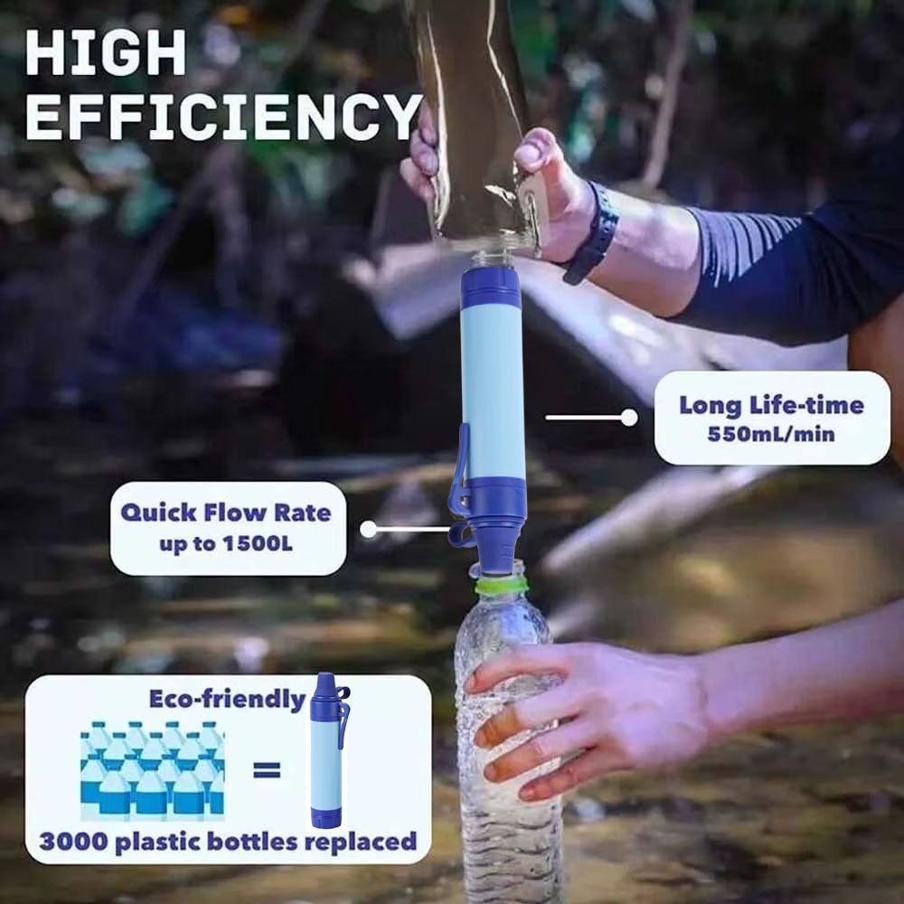 Mini Paille Filtrante Purifica - Water Purification Straw avis et prix